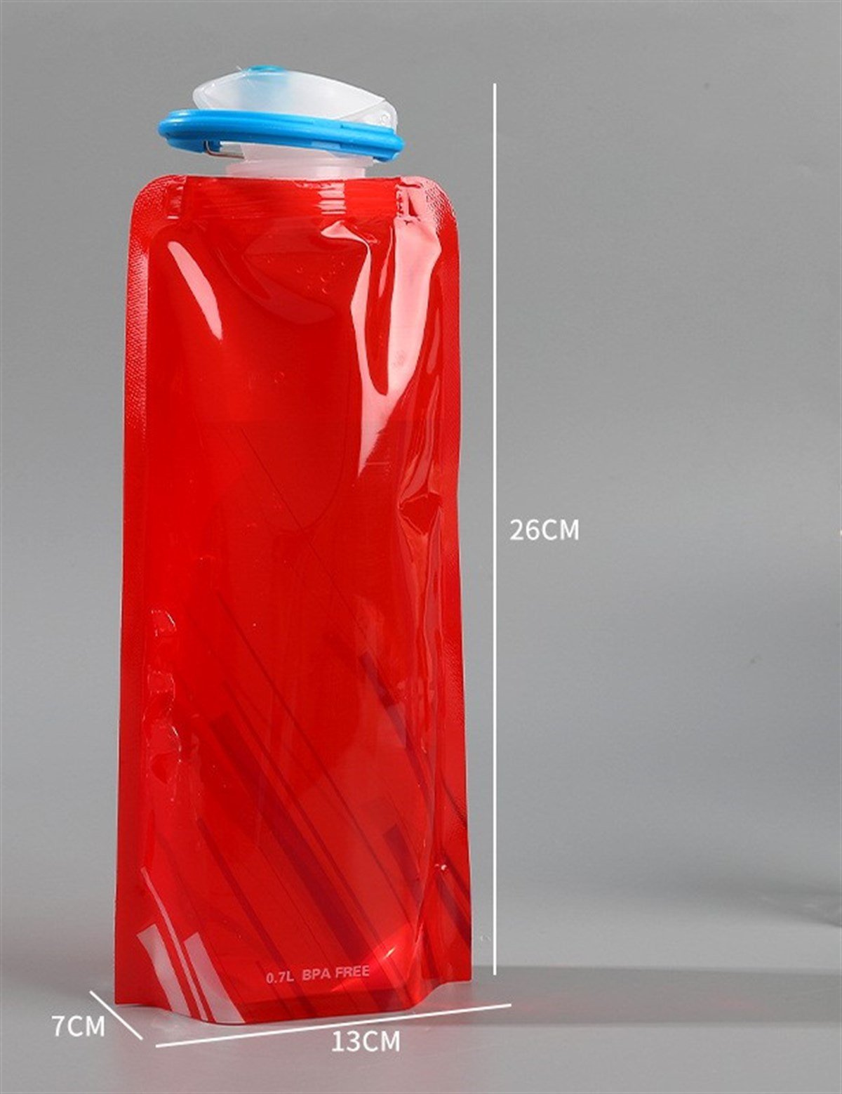 Tcherchı Taşınabilir Spor PE Plastik Katlanır Su Torbası