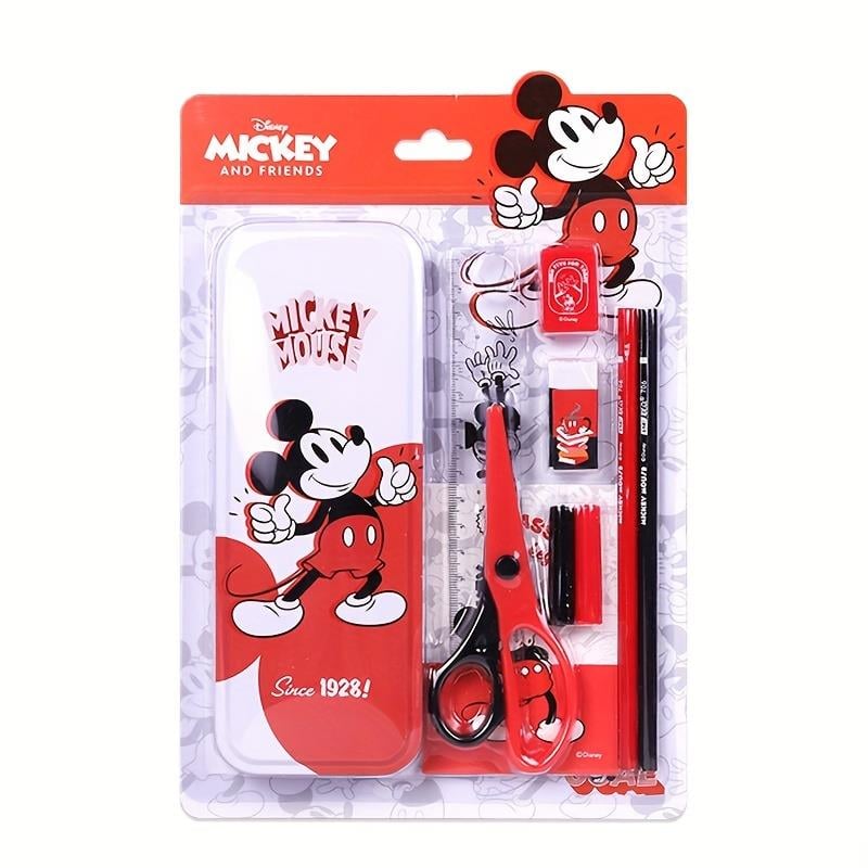 Tcherchı Temalı Kırtasiye Hediye Seti - Öğrenci Okula Dönüş Malzemeleri İçin Mükemmel Mickey Red