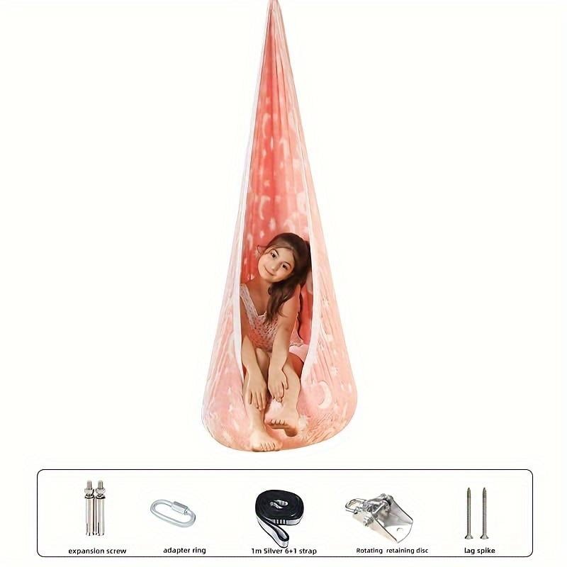 Tcherchi Toz Asılı Pod Salıncak Sandalye, Parlayan Açık Hava Hamak