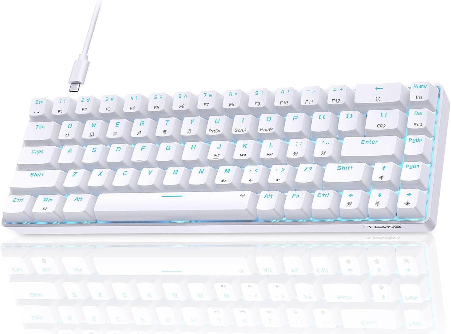 TCHERCHI V800B Kırmızı Switch Mekanik Gaming Klavye