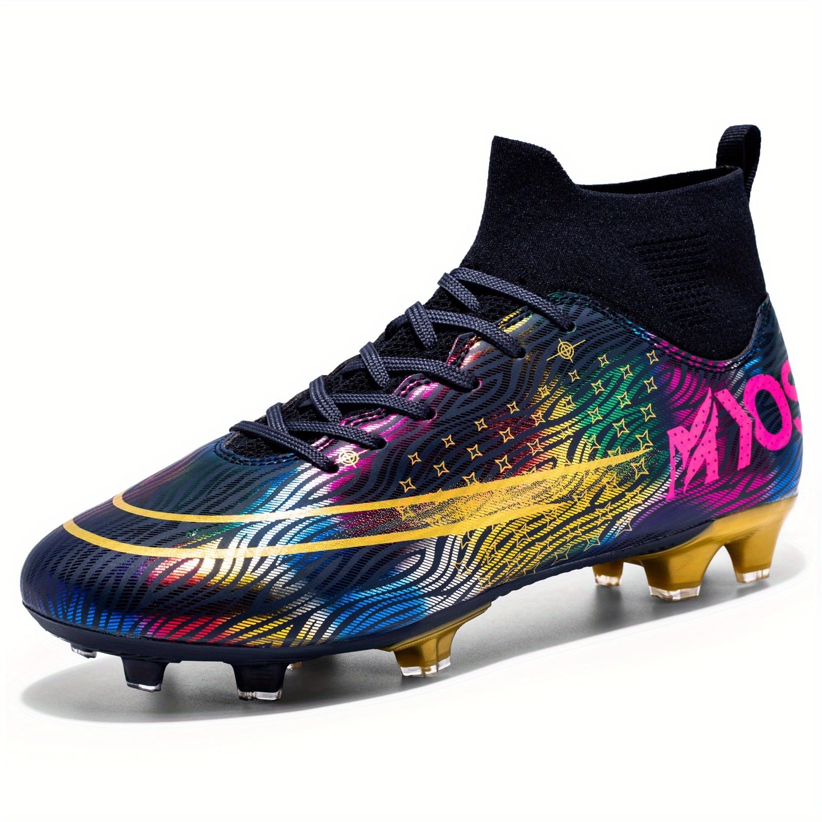 Üstün Kavrama Ve Nefes Alabilen Erkek Profesyonel Futbol Kramponları Gece Mavisi