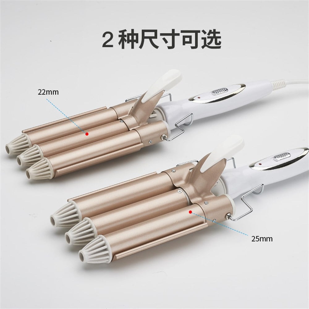 Waha Saç Maşası Saç Şekillendirme Bukle Makinesi 3 Tüplü