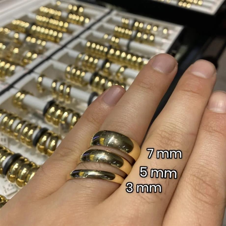 Bombeli Altın Alyans 7 mm Parlak Klasik Model — Altınköşe — görsel 2