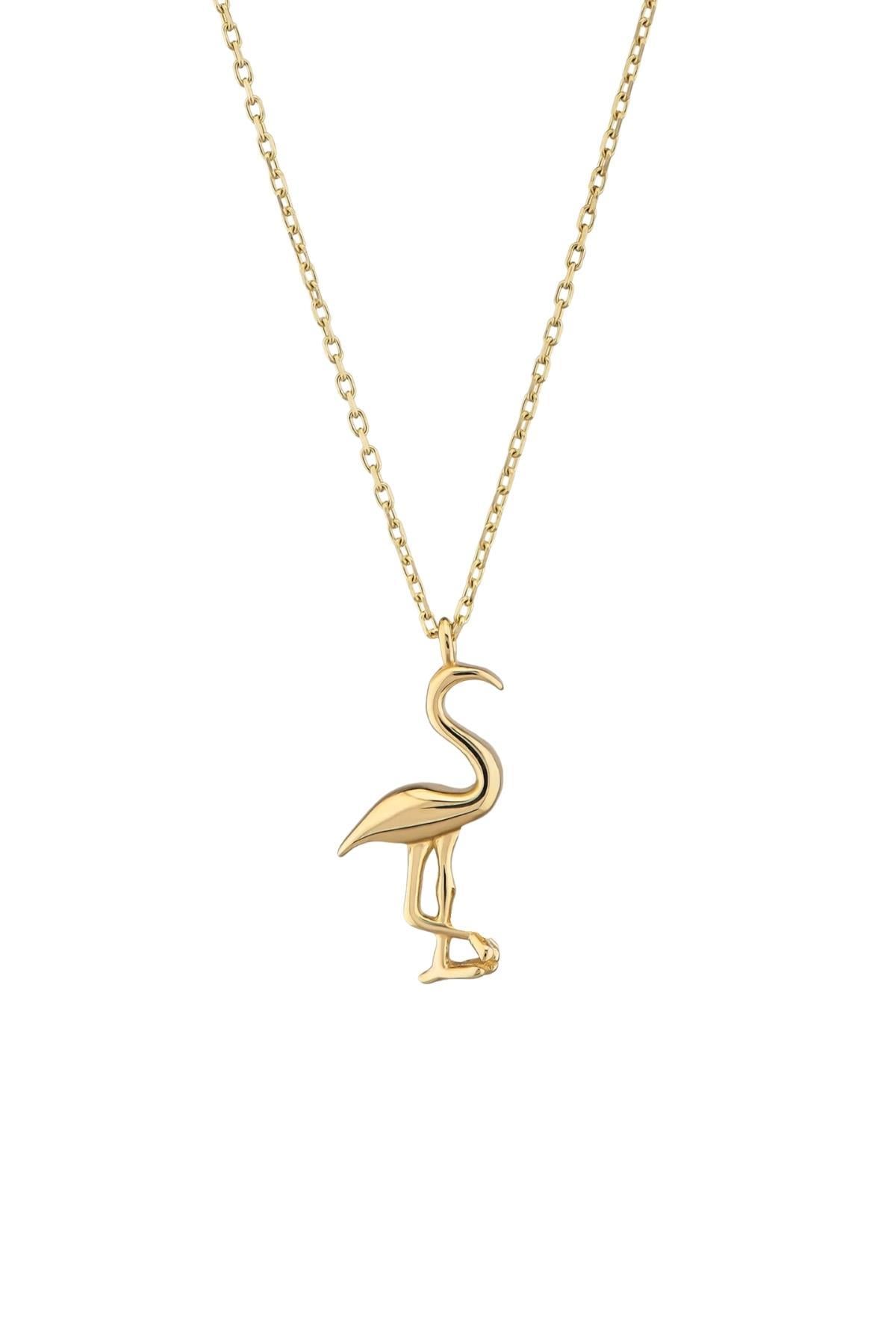 Flamingo Altın Kolye