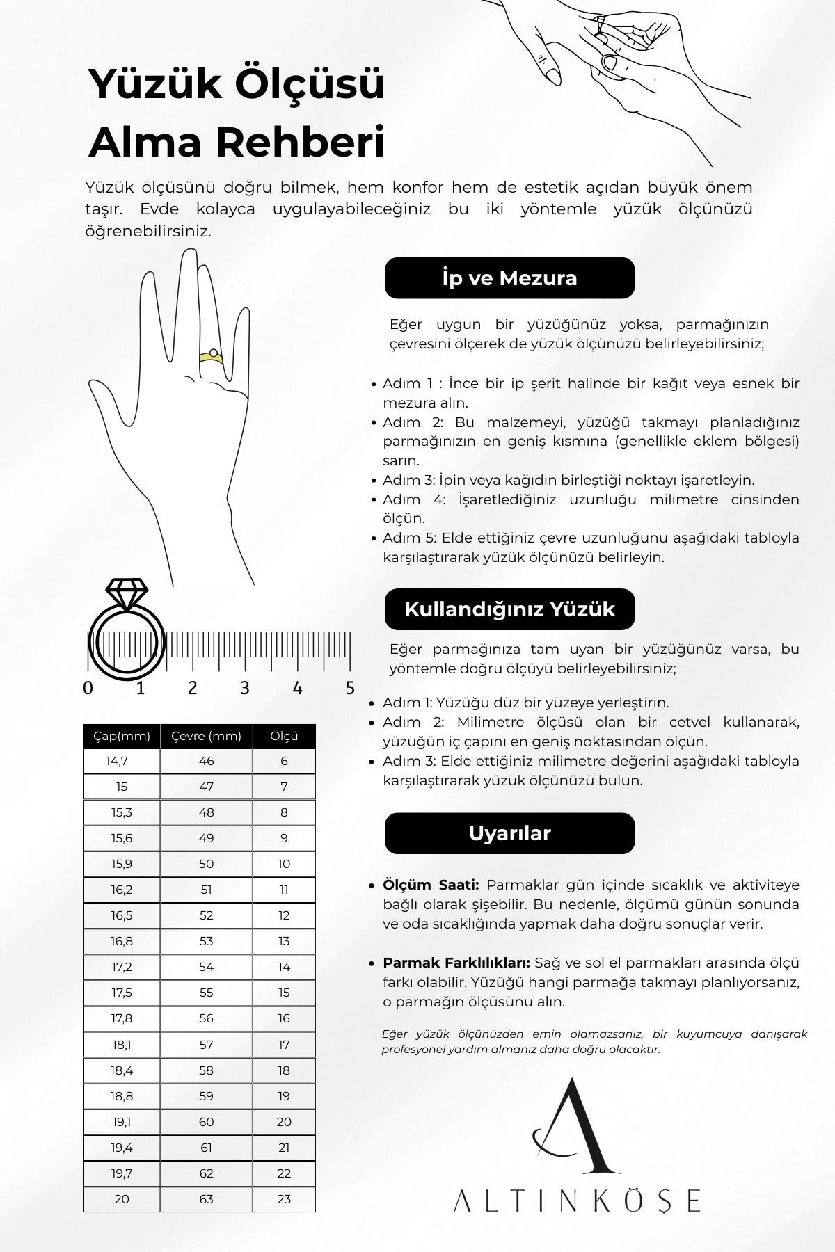 Yonca Motifli Altın Yüzük İnce Bantlı Parlak Tasarım — Altınköşe — görsel 2