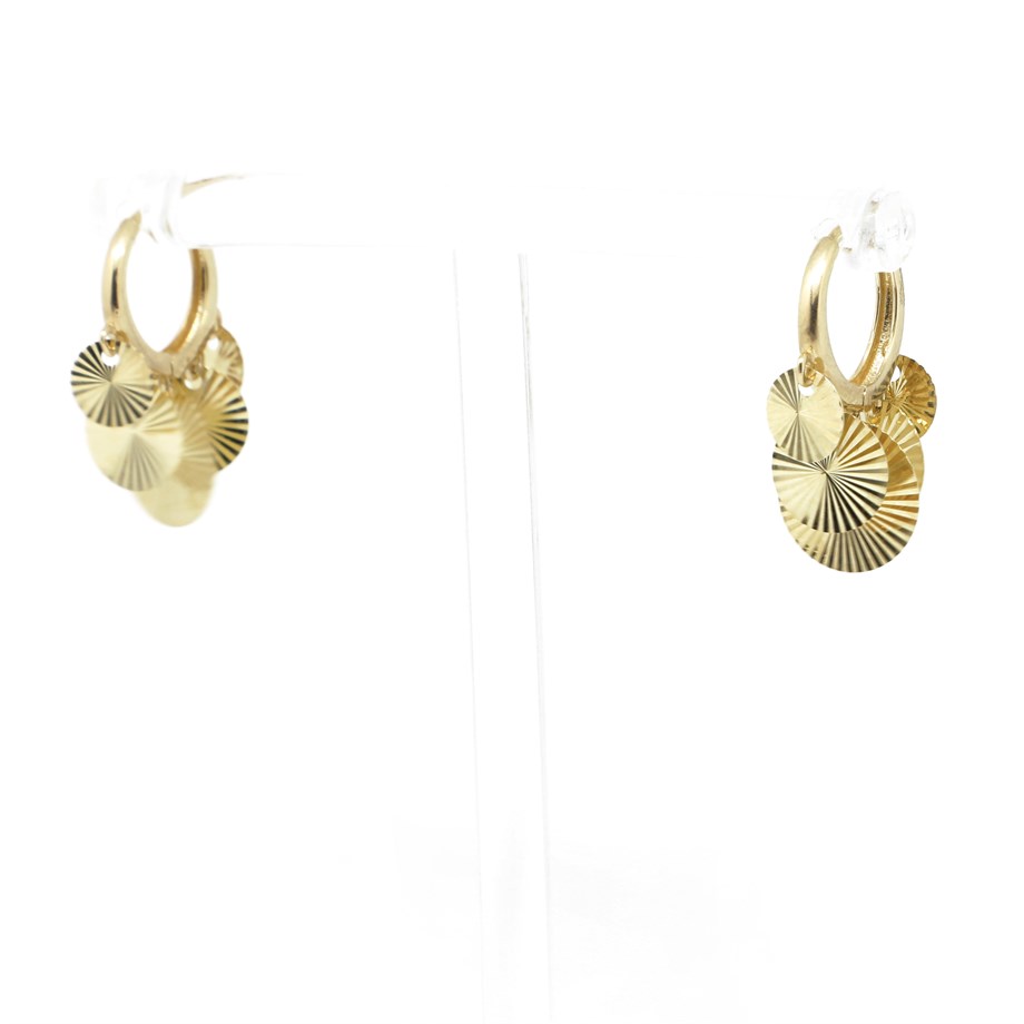 Pendant Earring 14 K Solid Gold