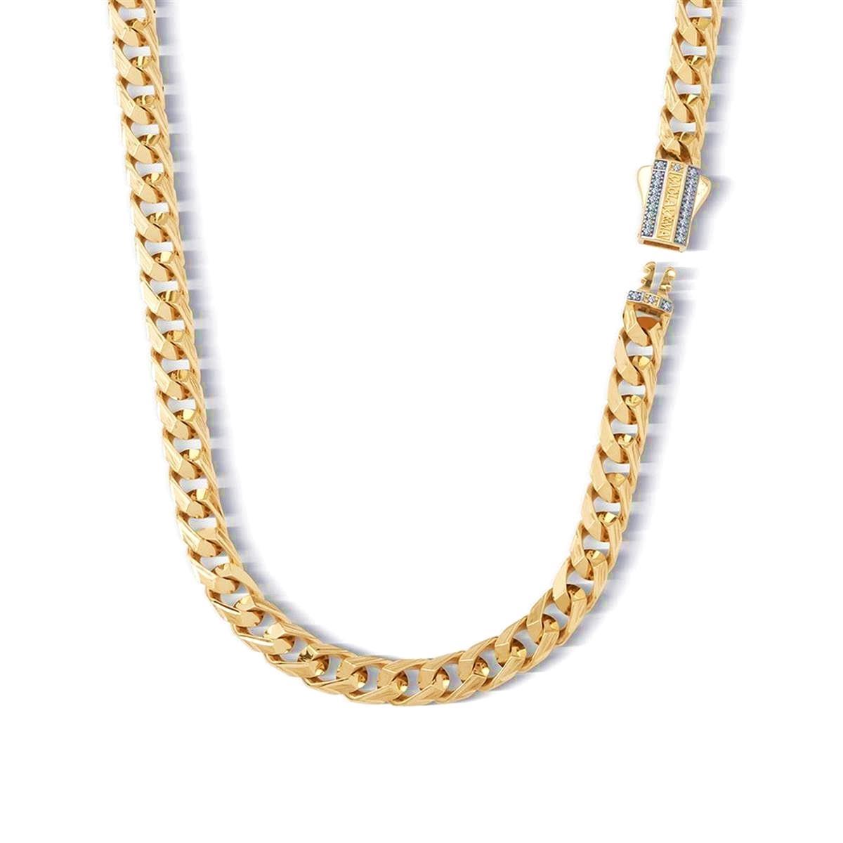 7mm PiraMit Gurmet Gold Kette 585 Gold