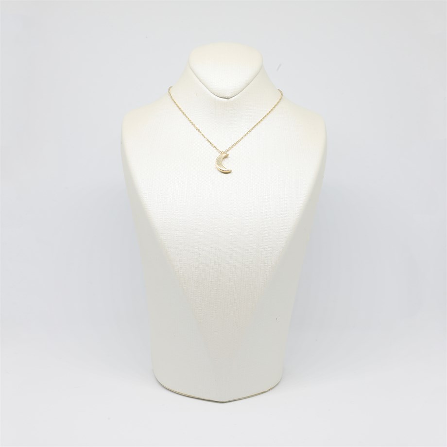 Altın Ay Kolye