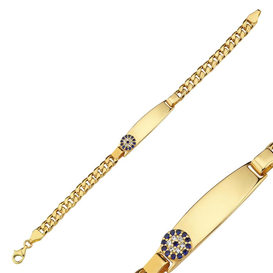 Gold Kinder Armband Künye 585 Gold