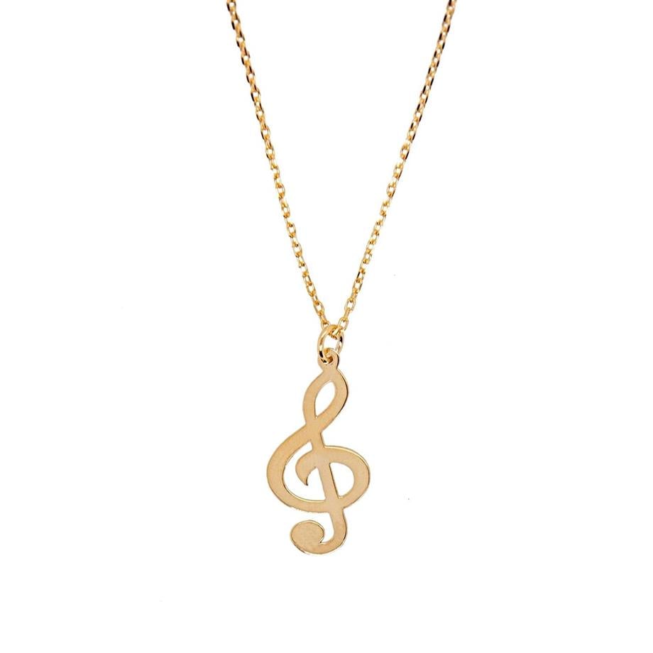 Treble Clef Necklace