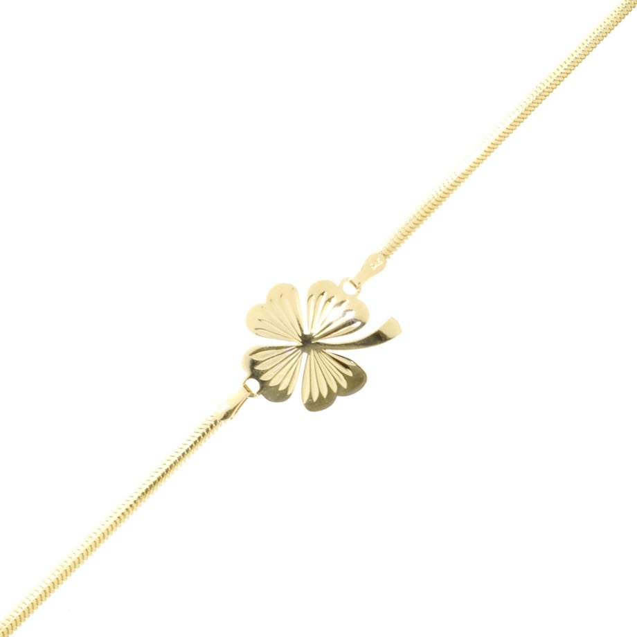 Herringbone Clover Bracelet