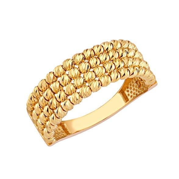 Mit Dorika-perlen Gold Ring 585 Gold