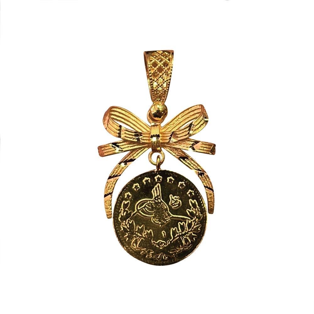 Fiyonk Reşat Viertel Gold Halskette Spitze 22 Karat (916) 585 Gold