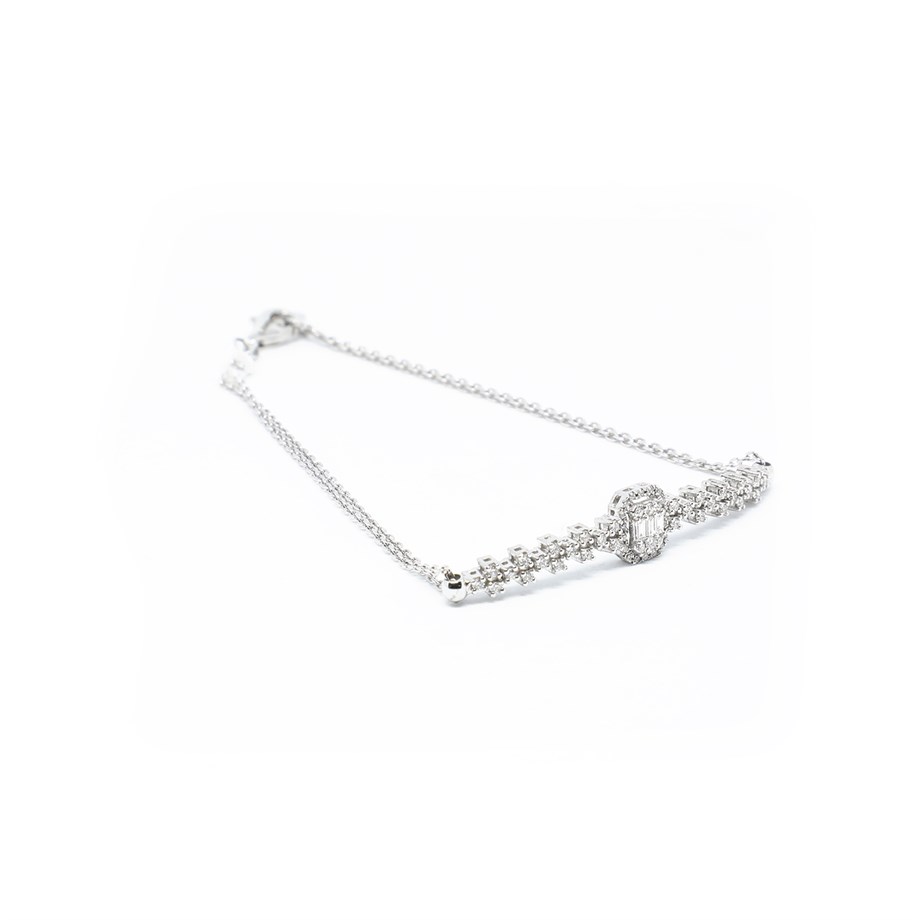 Diamond Baugette Bracelet