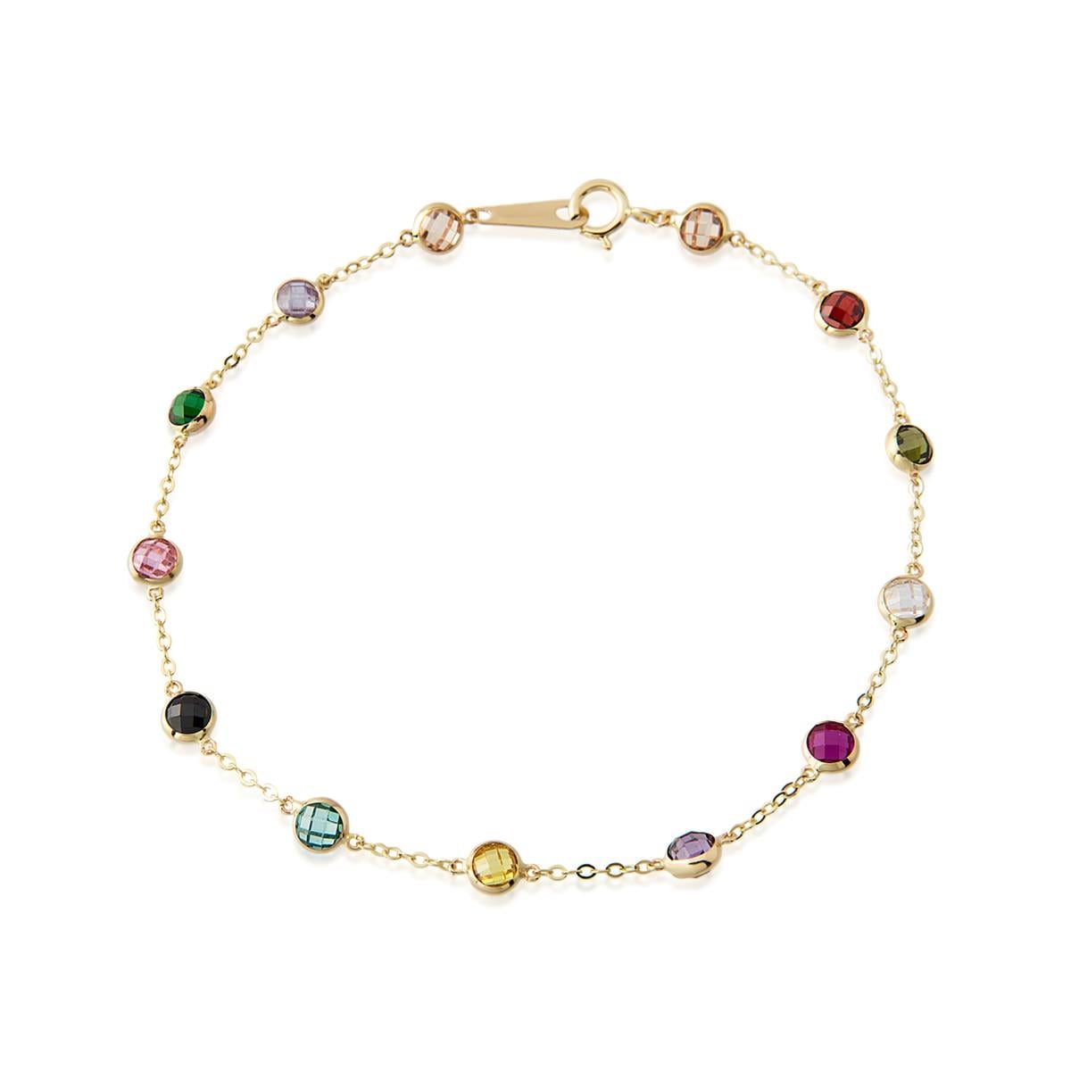Colored Bracelet 14 K