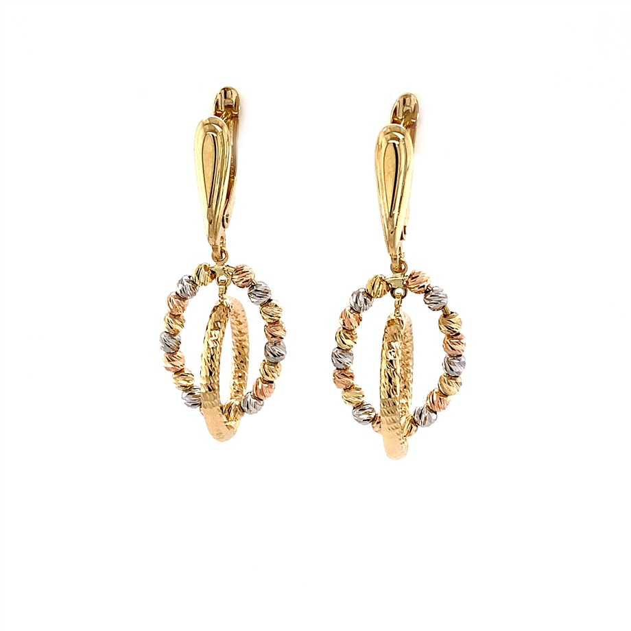 Dorica Hoop Earring 14 K Solid Gold