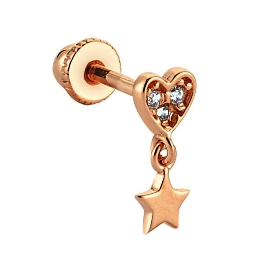 Helix Cartilage Piercing Rose
