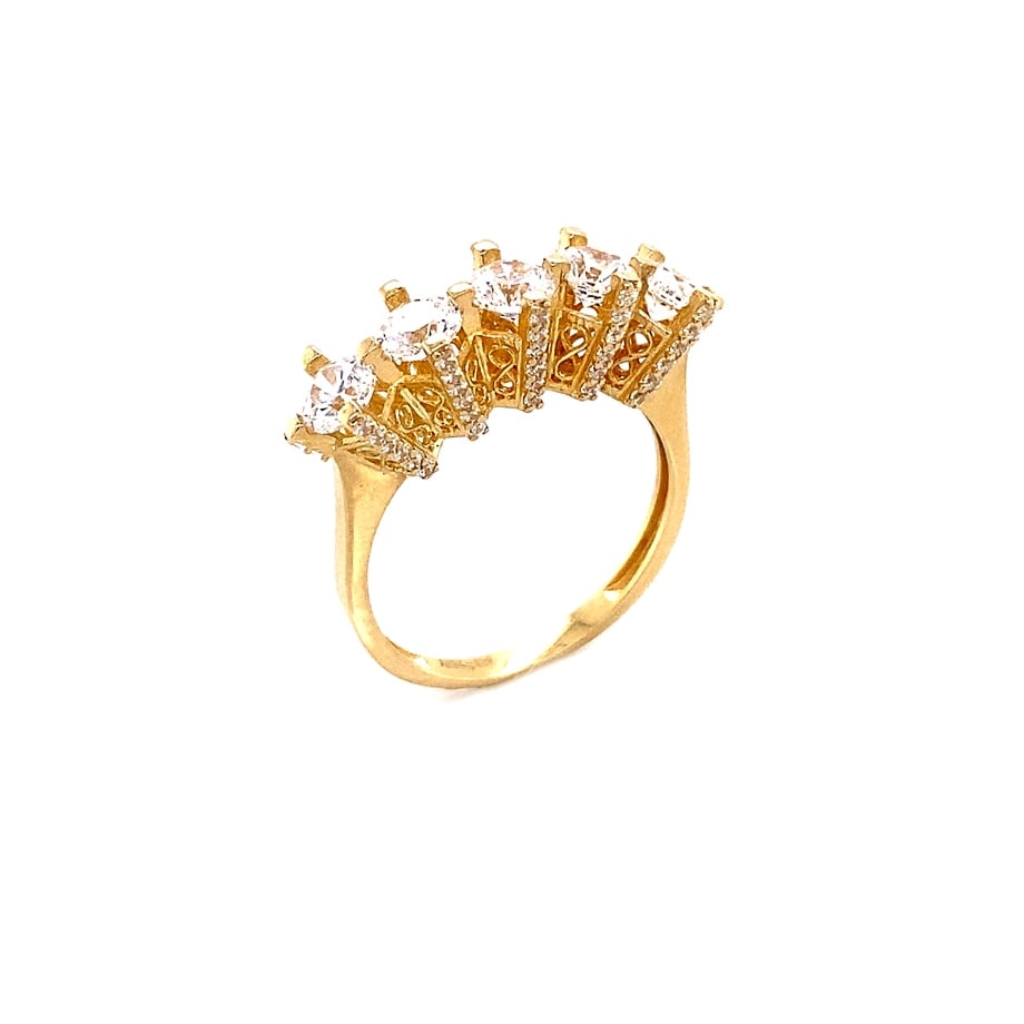 Infinity Five Stone Ring