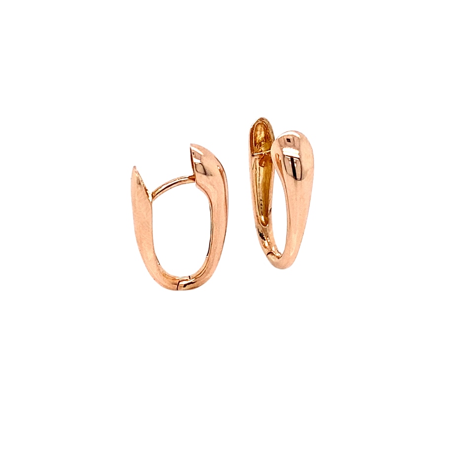 Rose Earring 14 K