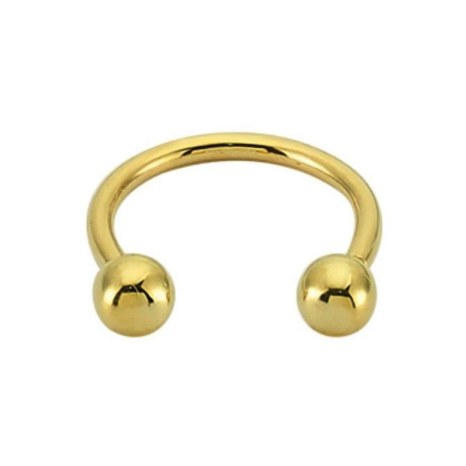 Ball Half Hoop Piercing