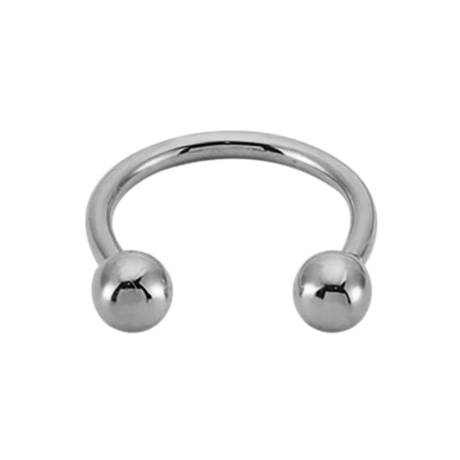 Ball Half Hoop Piercing
