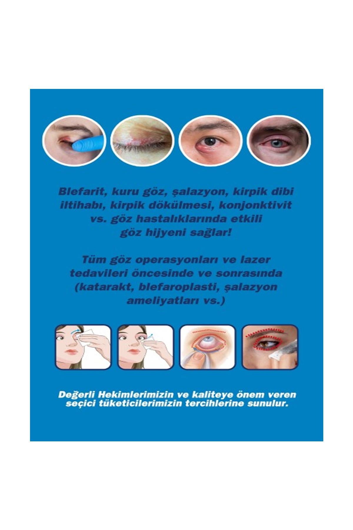 BlephariTTO Göz Çevresi Temizleme Mendili 24 lü