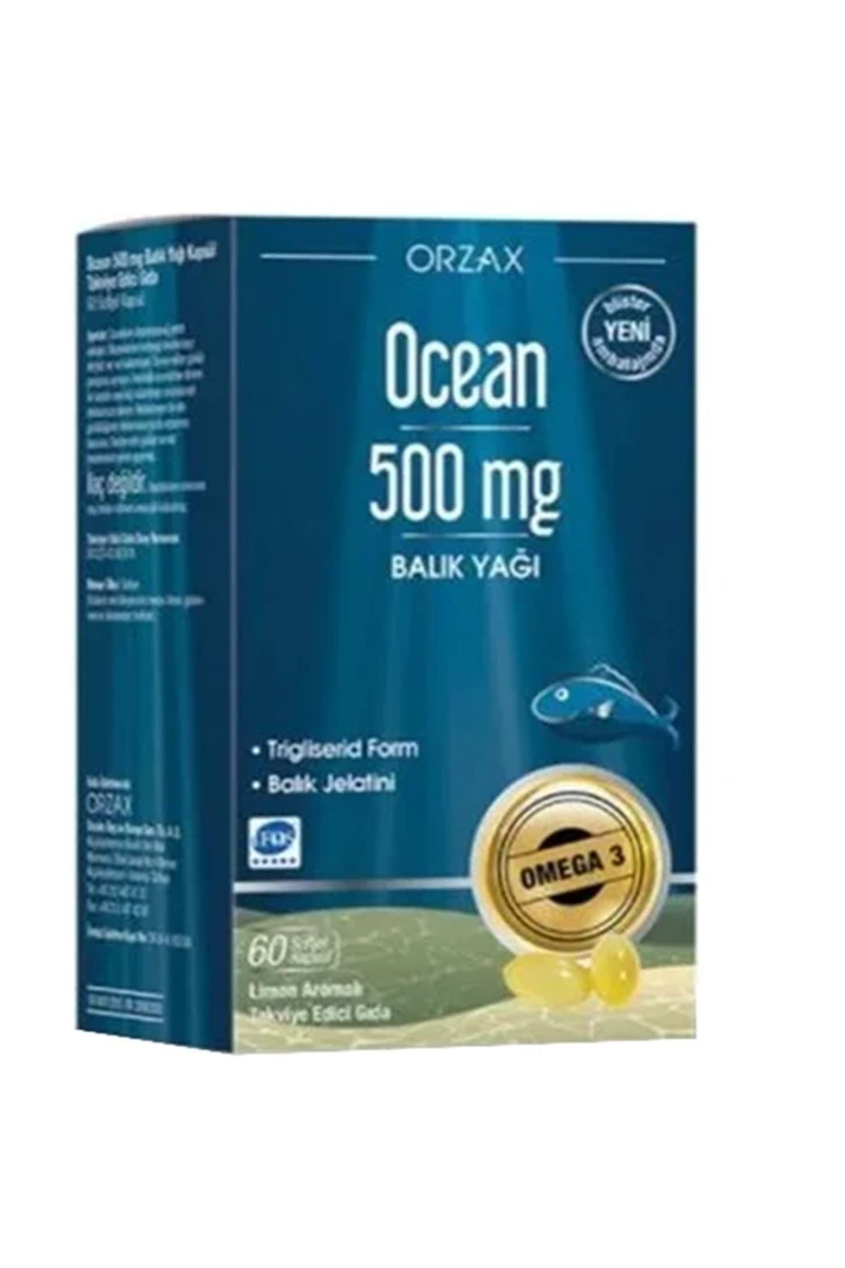 Orzax Ocean 500 Mg 60 Kapsül