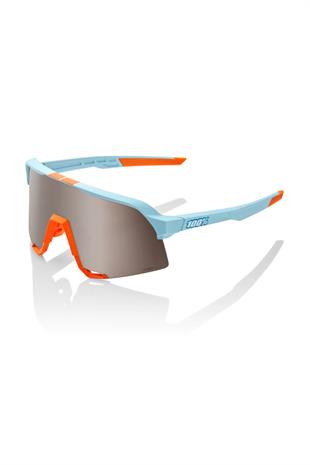 100% S3 Soft Tact Two Tone Hiper Silver Mirror Lens