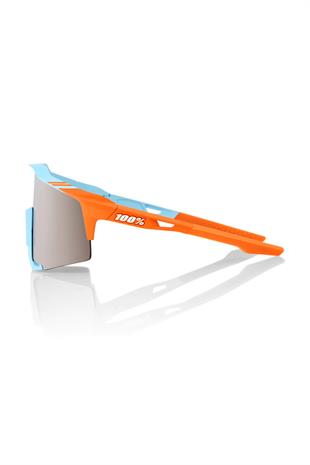 100% Speedcraft Soft Tact Two Tone Hiper Silver Mirror Lens