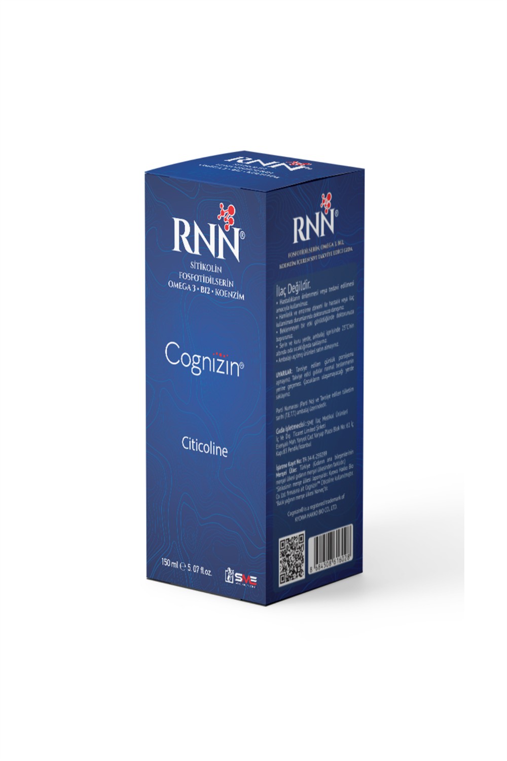 SME RNN Sitikolin Fosfatidilserin Omega 3 150ml Sıvı