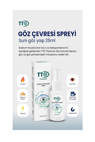 TTO GÖZ ÇEVRESİ SPREYİ 25 ML