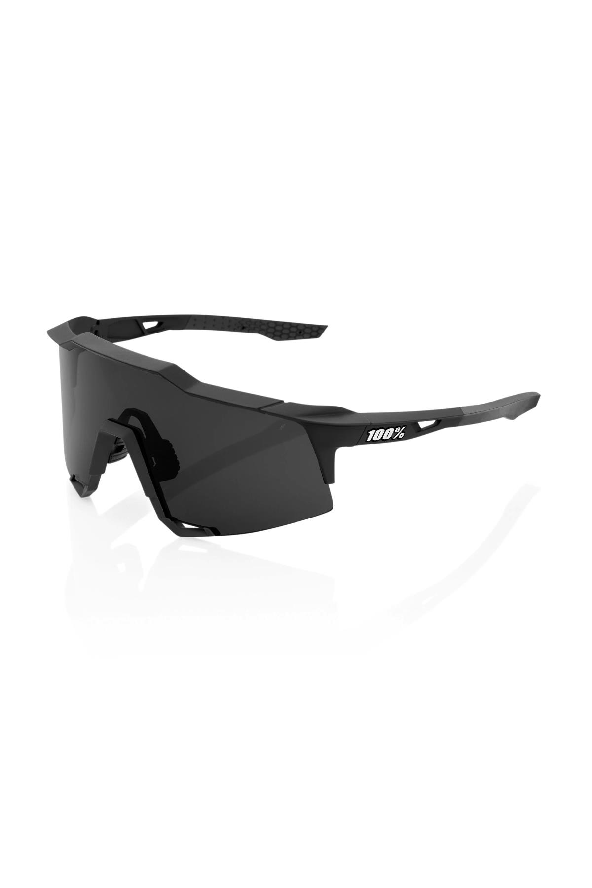 100% Speedcraft Soft Tact Black Smoke Lens