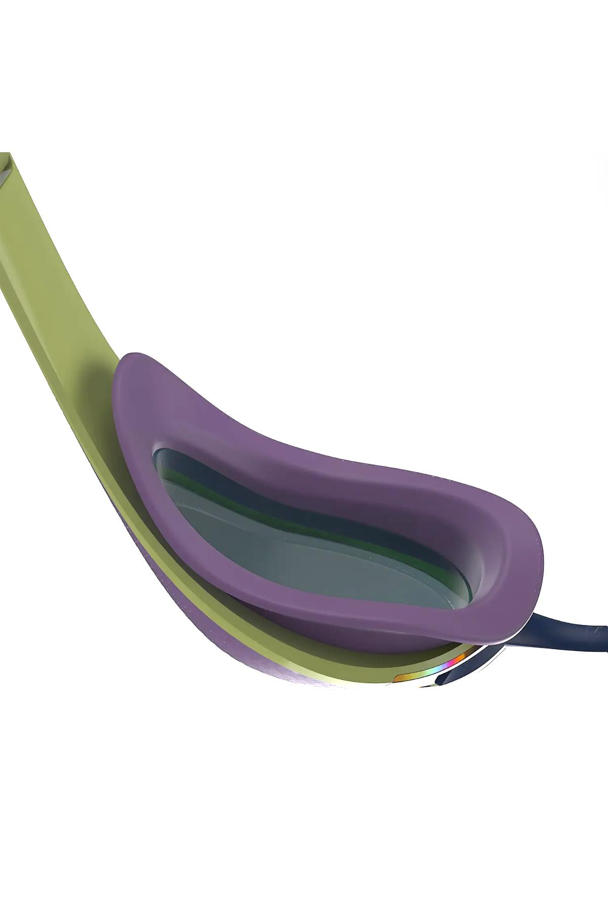 Speedo Fastskin Pure Focus Mirror Yüzücü Gözlüğü Yeşil/Mor | hooptica.com