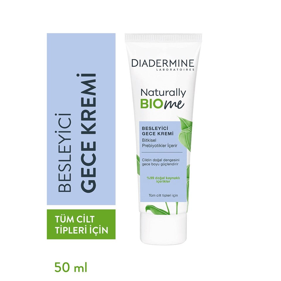  Diadermine Naturally Bio Me Gece Kremi Besleyici 50 ml