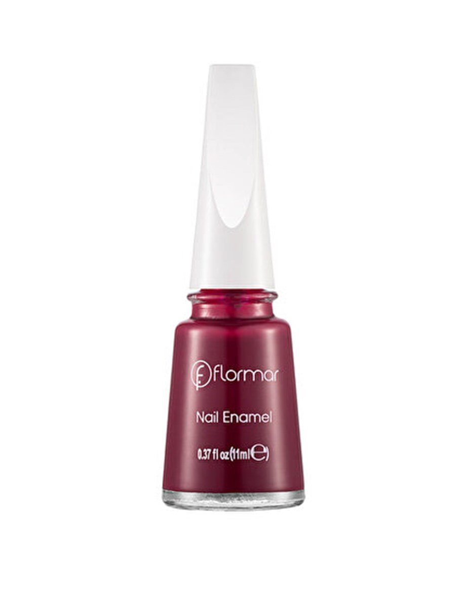  FLORMAR NAIL ENAMEL- Parlak bitişli oje | 11 ML -  075 BAROQUE BORDEAUX