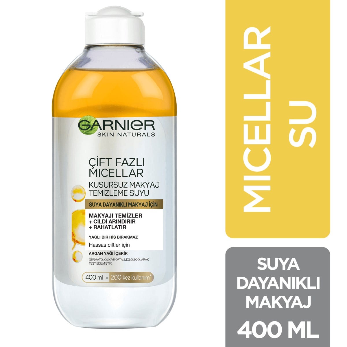  Garnier Çift Fazlı Micellar Kusursuz Makyaj Temizleme Suyu 400 ml