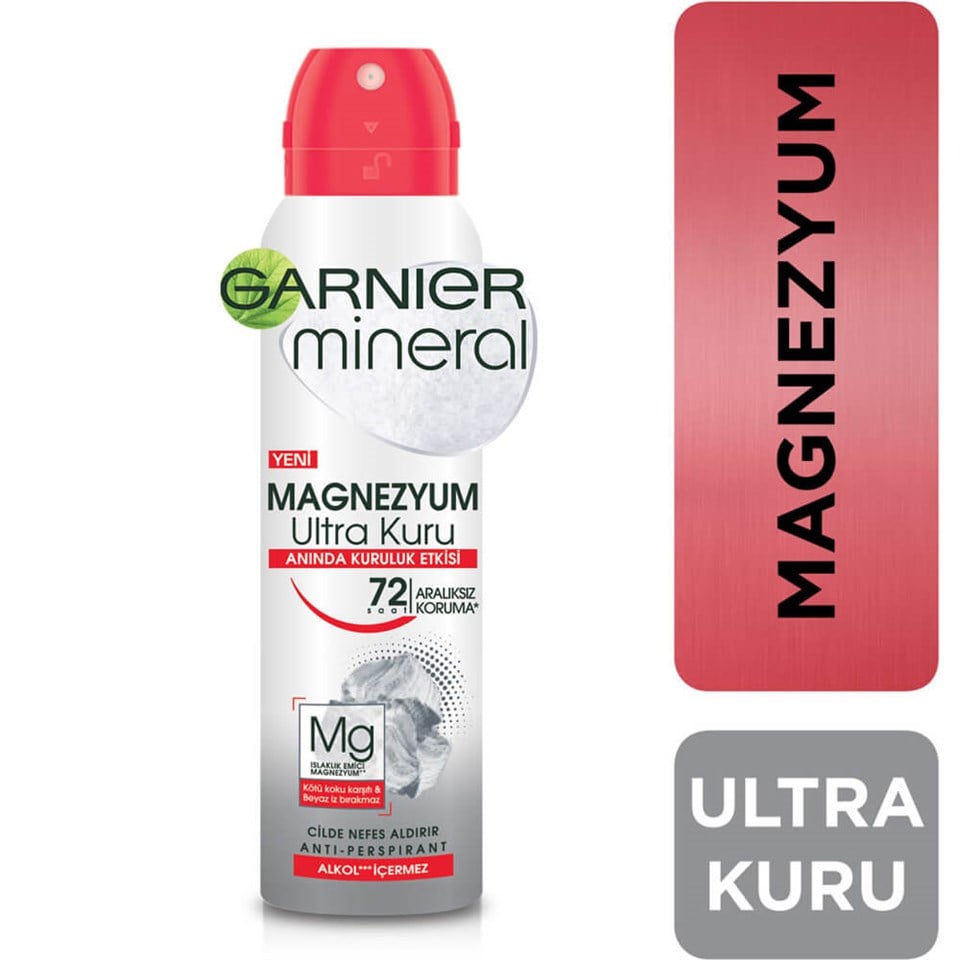  Garnier Magnezyum Deodorant Ultra Kuru 150 ml