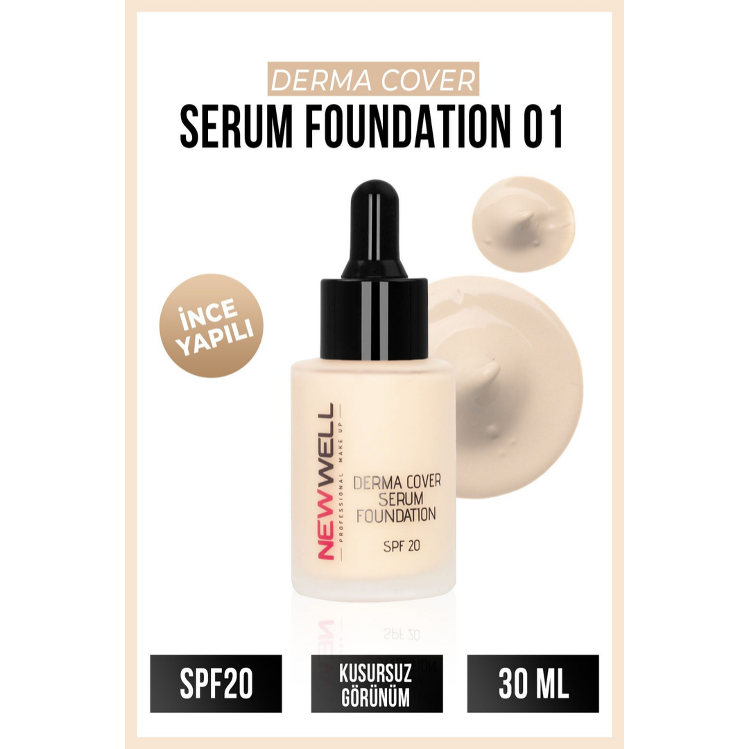  Newwell Derma Cover Serum Foundation - 01