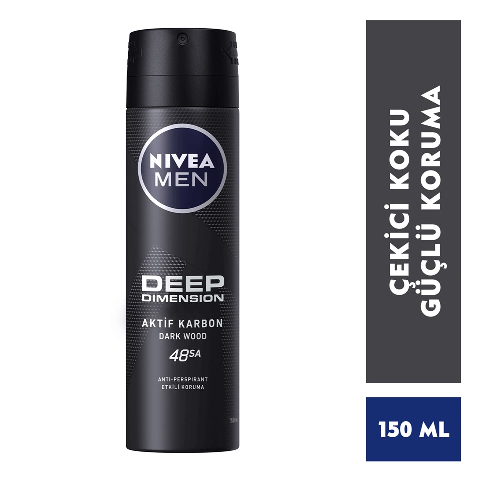  Nivea Men Deep Dimension Erkek Deodorant 150 ml