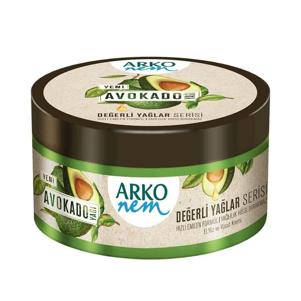 Arko Nem Değerli Yağlar El ve Vücut Krem Avokado 250 ml
