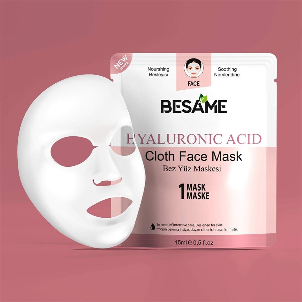 Besame Hyaluronik Asit Nem Bombası Kağıt Maske