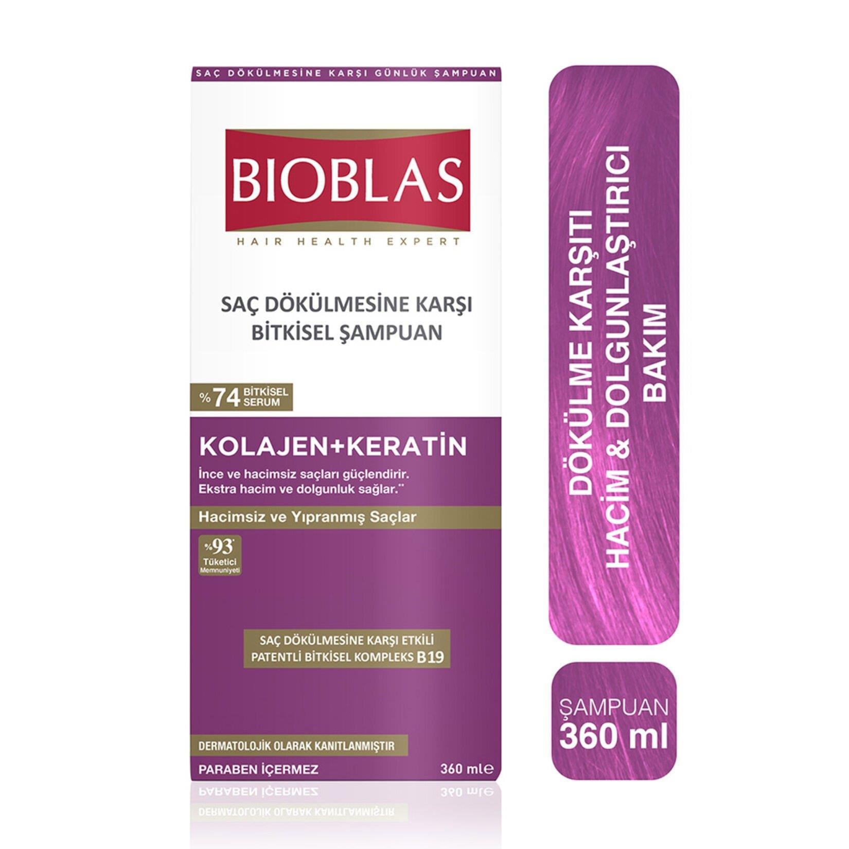 Bioblas Kolajen + Keratin Şampuanı 360 Ml