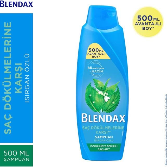 Blendax Isırgan Özlü Dökülme Karşıtı Şampuan 500 ml