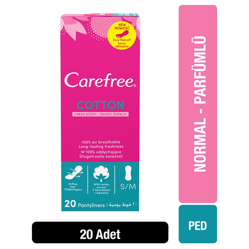 Carefree Refresh Breathable Fresh Günlük Ped 20 Adet