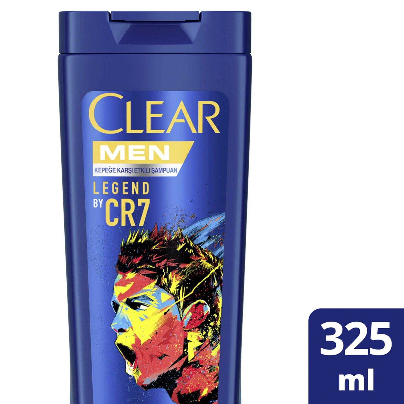 Clear Men Kepeğe Karşı Etkili Şampuan Legend By Cr7 Cristiano Ronaldo 325 ml
