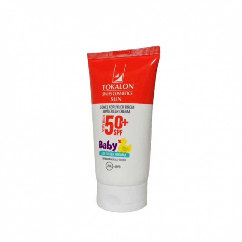 ÇOCUK GÜNEŞ KORUYUCU KREM - TOKALON BABY SUNSCREEN CREAM 50 SPF - 150 ML