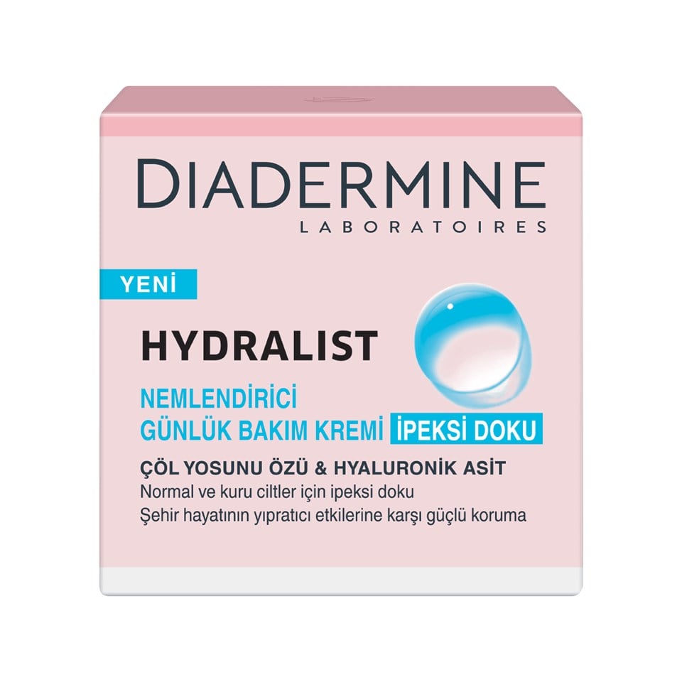 Diadermine Hydralist Nemlendirici Bakım Kremi İpeksi Doku 50 ml