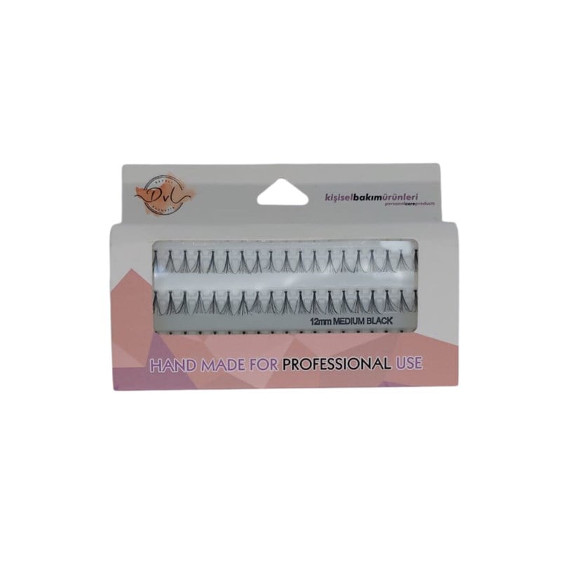 DVL 12mm Medıum Black Takma Kirpik