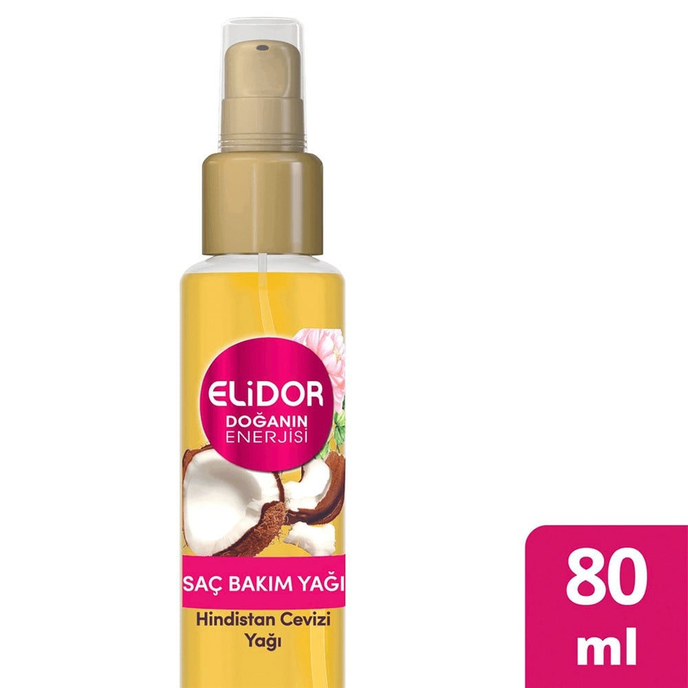 Elidor Coconut Doğanın Enerjisi Saç Bakım Yağı 80 ml