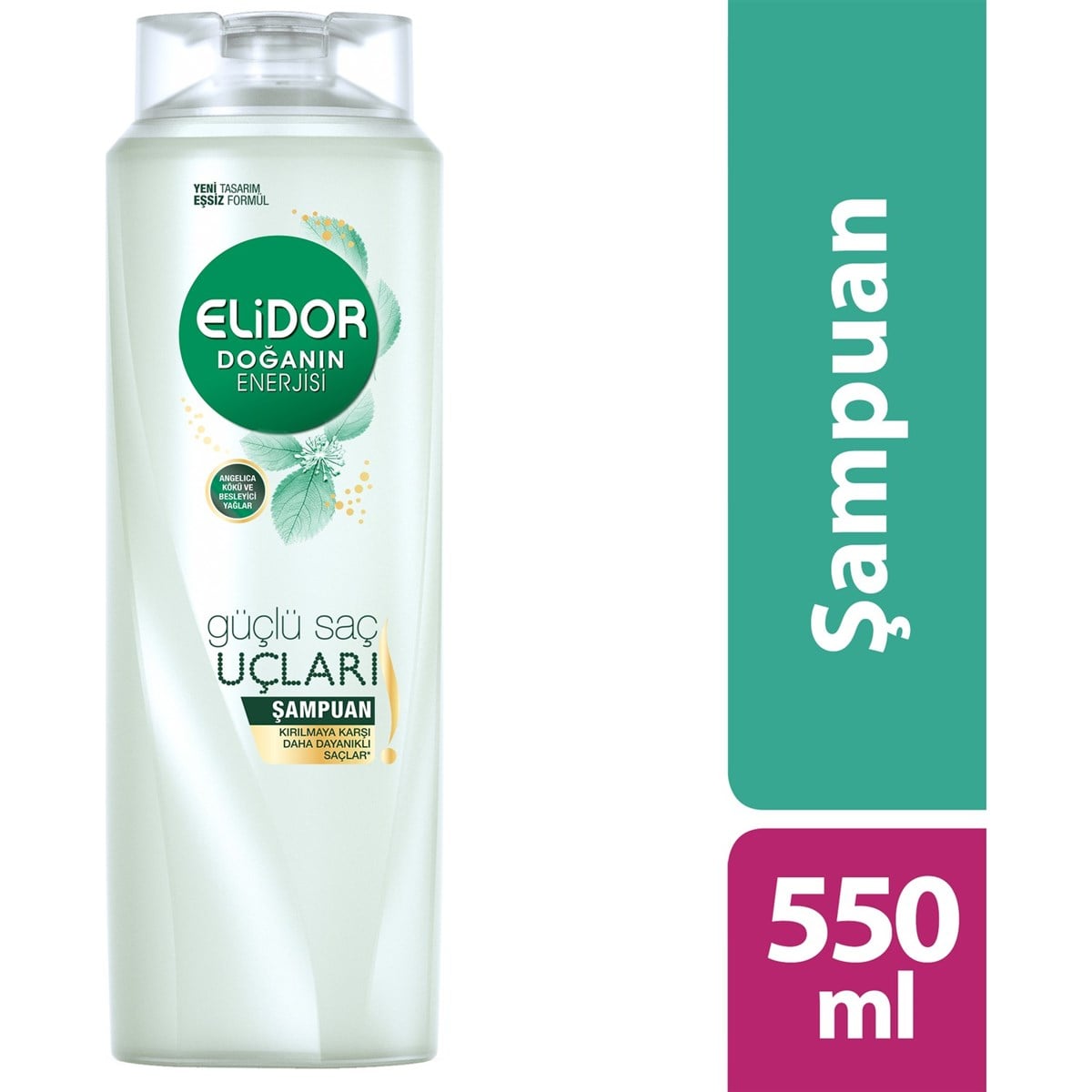 Elidor Şampuan Güçlü Saç Uçları 550 ml